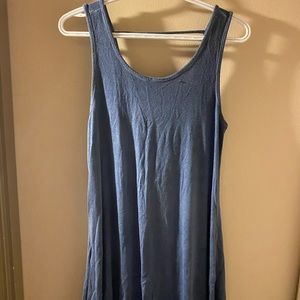 Swoop back dress
